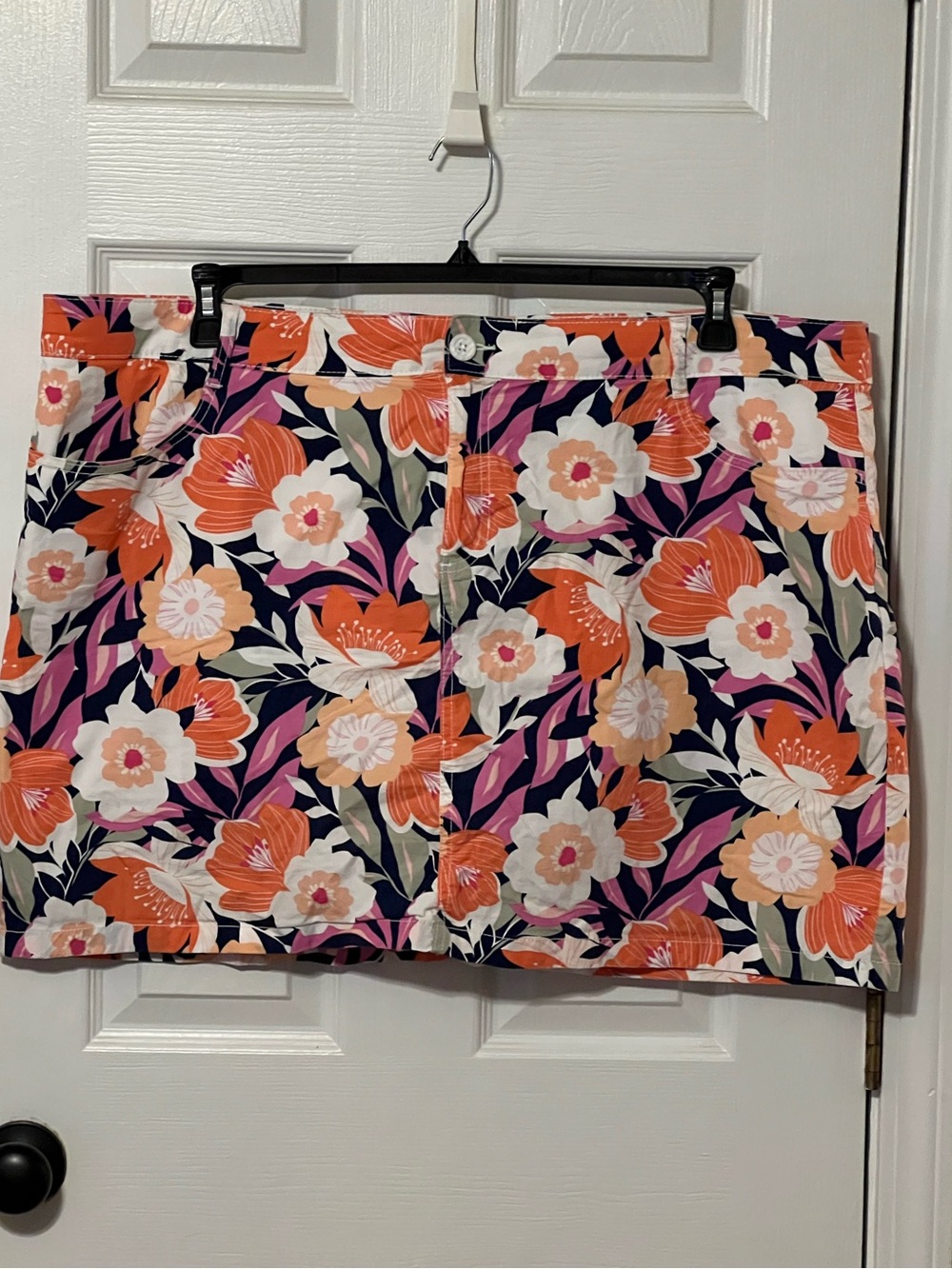 St. John’s Bay Floral Skort Women’s 22W Tropical Design